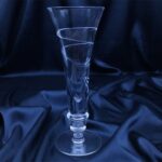Křišťálová broušená váza 20 cm