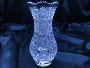 Křišťálová broušená váza 12,5 cm
