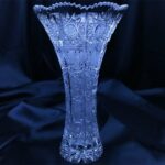 Křišťálová broušená váza 20 cm