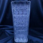 Křišťálová broušená váza 24,5 cm
