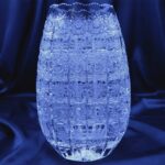 Křišťálová broušená váza 25,5 cm