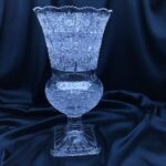 Křišťálová broušená váza 33,5 cm