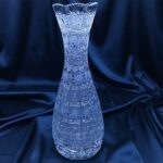 Křišťálová broušená váza 28 cm