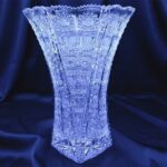 Křišťálová broušená váza 27 cm