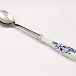 Cibulák – Lžíce na salát porcelán + nerez