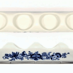 Cibulák – Svícen adventní rovný – Originální cibulový porcelán 1. jakost